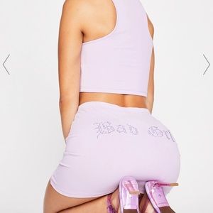 Bad girl skirt set